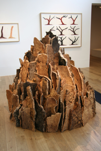 Small Cork Spire, David Nash