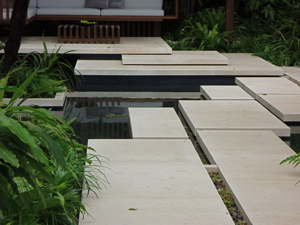 sawn edged paving, chelsea flower show