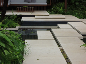 sawn edged paving, chelsea flower show