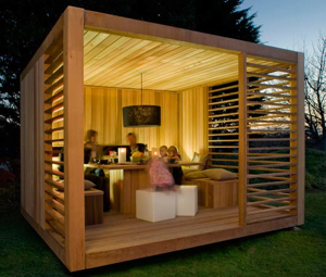 Bespoke garden pavilion from Eco Cube