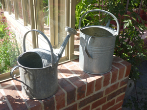 watering cans